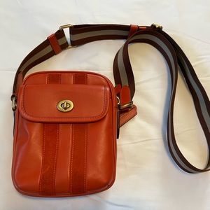 Orange Coach Bag